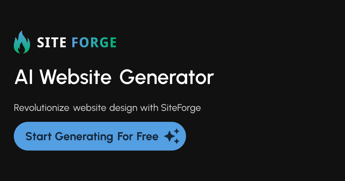SiteForge screenshot